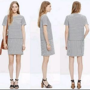 Madewell dockside stripe cotton dress Small